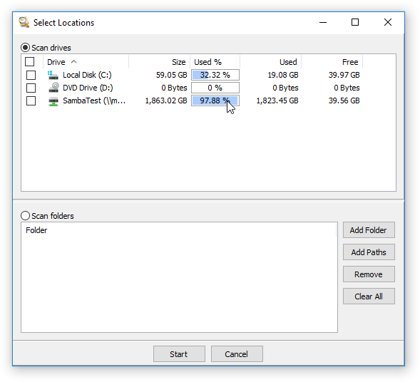Folder file size viewer - gregirl